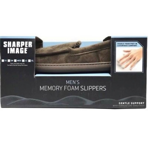 Sharper Image Memory Foam Slippers No Skid/slip. Make an offer! - Picture 2 of 7